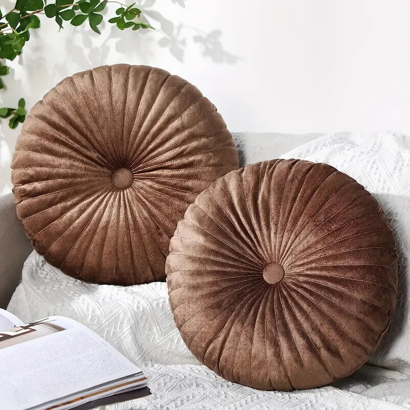 NookLush Nordic Round Throw Pillow