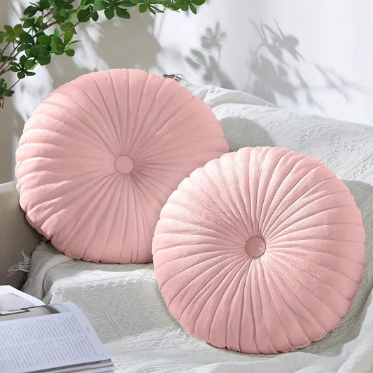 NookLush Nordic Round Throw Pillow